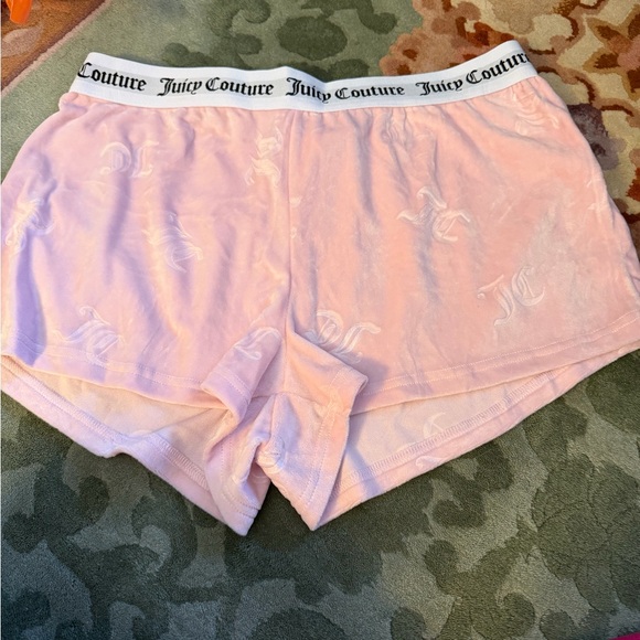 Juicy Couture Other - Juicy Couture Light Pink Logo Embroidered Sleep Shorts